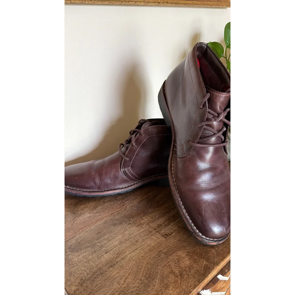 Cole Haan Tolan Nike Air Chukka Boot Men 11.5 Leather Lace Up Ankle Casual Dress